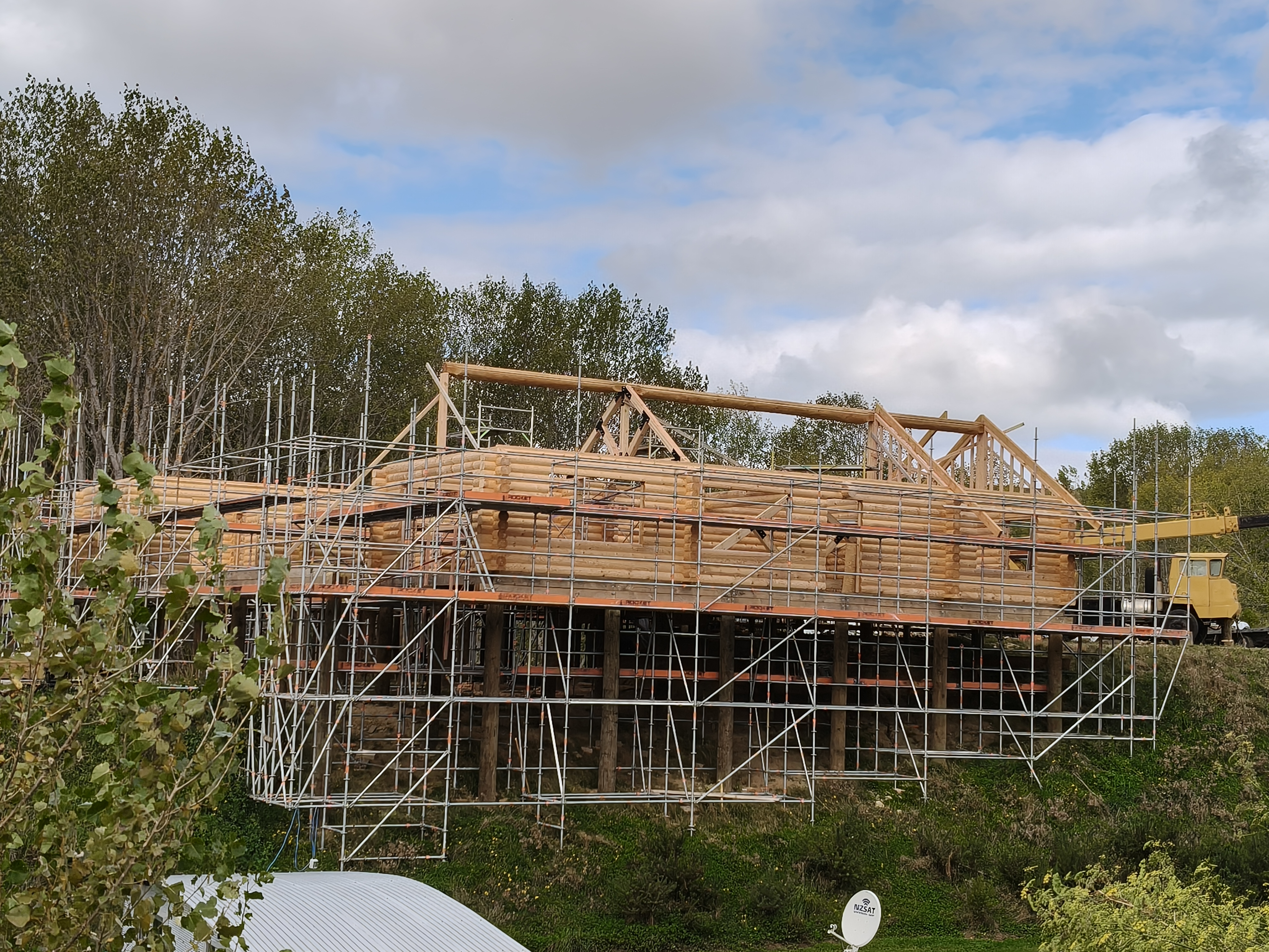 Hawke's Bay machined log house
